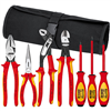 Knipex 9K 98 98 26 US Knipex 7-Piece Pliers/Screwdriver Tool Set in a Nylon Pouch