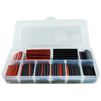 216-pc Heat Shrink Tubing Assortment Set, Shrink ratio 2:1