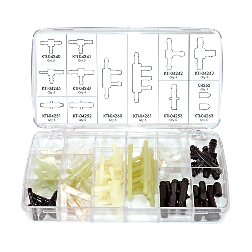 K Tool International Kti-00042 Vacuum Tee Kit- 56 Piece