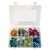 120-pc Auto Fuse Assortment, COlor Coded, 5 - 30 Amp