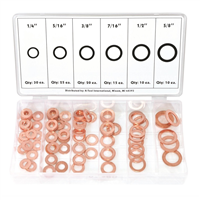 K Tool International KTI-00089 110-pc Copper Washer Assortment (Ranging from 1/4" to 5/8")