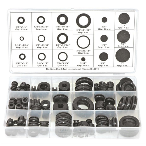 125-Pc Grommet Assortment Kit - Shop K Tool International Online