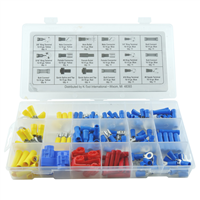 K Tool International KTI-00097 157-pc Electric Wire Solderless Terminal Kit