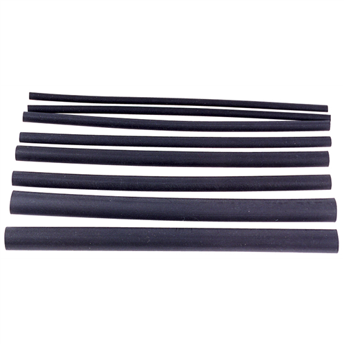 4-pk of Heat Shrink Tubing 3/16" I.D. with 6" Length