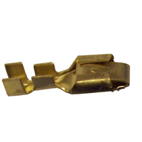 10-pk of Female Slide, 16-14 Gauge, Stud Size .250, Brass