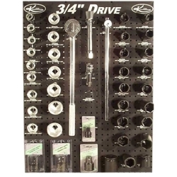 44-pc 3/4" Drive Socket Display Board