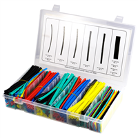 235-pc Heat Shrink Tube Assortment for Electrical Wires by KTI