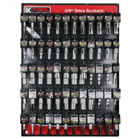 3/8" Drive Sockets Display Assortment