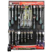 K Tool International KTI-0809 Screwdriver Display Board Merchandiser
