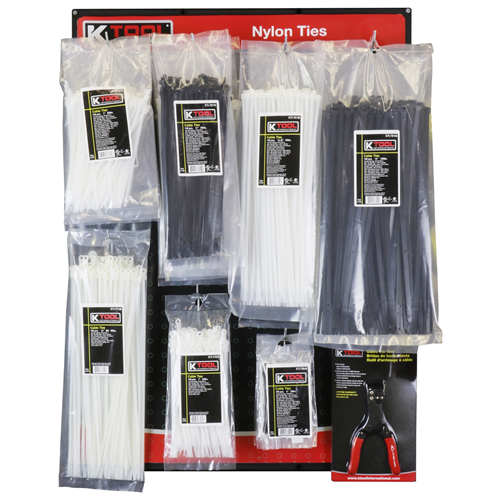 Nylon Tie (Rip-tie) Display Assortments (No Display Board)