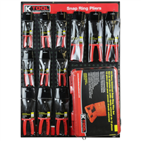 K Tool International KTI-0821 Snap Ring Pliers Display Assortment (Display Board NOT Included)