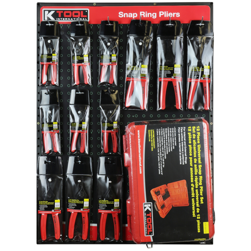 Snap Ring Pliers Display Assortment (Display Board NOT Included)