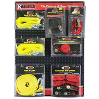 Tie Downs & Tow Straps Display Board by Kti