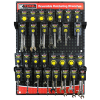 Ratcheting Wrench Display by K-Tool International
