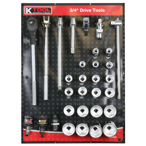 3/4" Drive Tools Display Assortment (Display Board NOT Included)