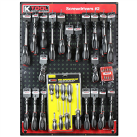 Screwdrivers Display Assortment (2 of 2) (Display Board NOT included)