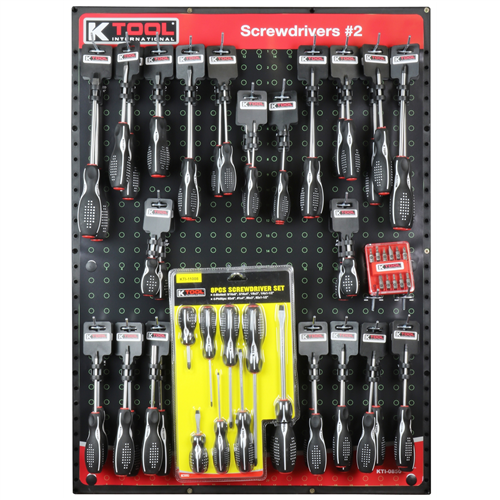 Screwdrivers Display Assortment (2 of 2) (Display Board NOT included)