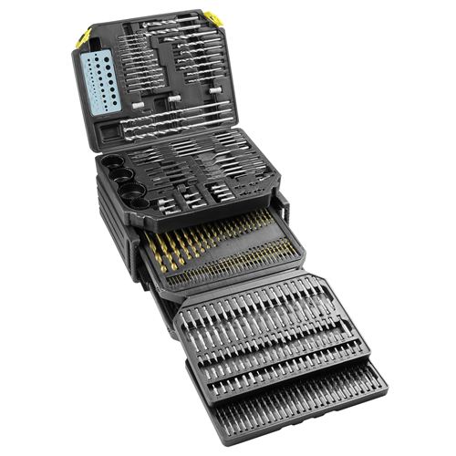 Master Drill Bit 326-Piece Set, includes Bits & Accessories for Nearly Every Job