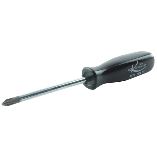 No. 1 x 3 in. Phillips Screwdriver Black Handle (EA)