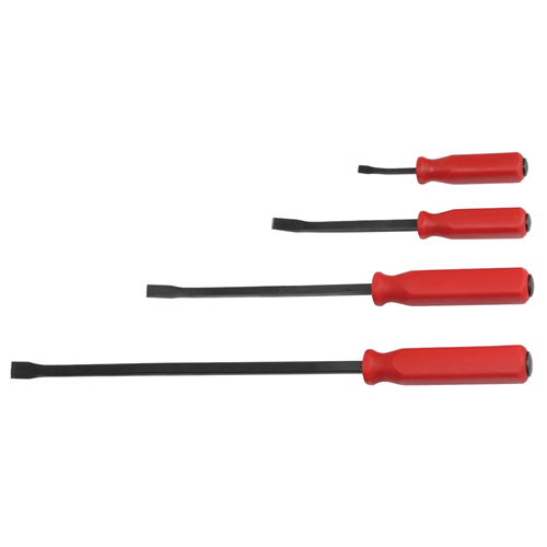 4-pc Handled Pry Bar Set (8, 12, 18 and 24")