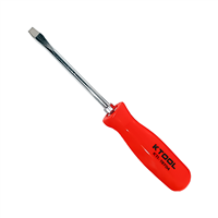 4 in. Slotted Screwdriver with Orange Handle (EA)