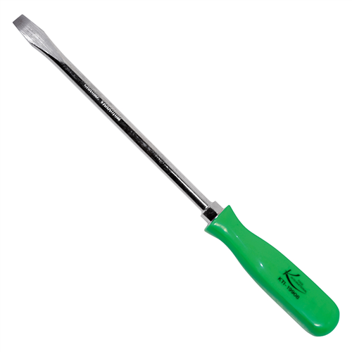 8 in. Slotted Screwdriver with Green Square Handle (EA)