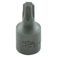 T30 x 1/4â€ Drive Chrome Vanadium Steel Internal Torq Socket Bit (EA)