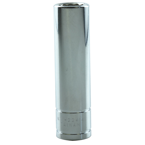 7/16â€ x 3/8â€ Drive 12-Point Fractional Deep Chrome Socket (EA)