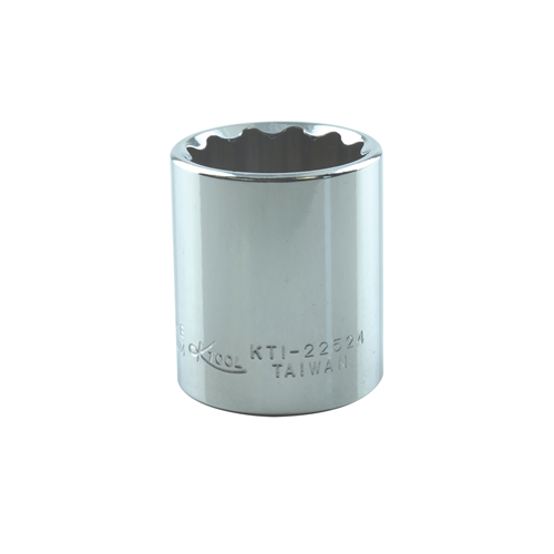 3/4â€ x 3/8â€ Drive 12-Point Fractional SAE Chrome Standard Socket (EA)