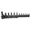 K Tool International KTI-22601 12-pc Internal Torx Socket Set with Vinyl Holder