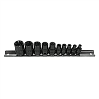 10-Piece External Torq Socket Set