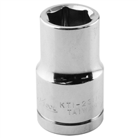 1/2â€ x 1/2" Drive 6-Point Fractional SAE Short Chrome Socket (EA)