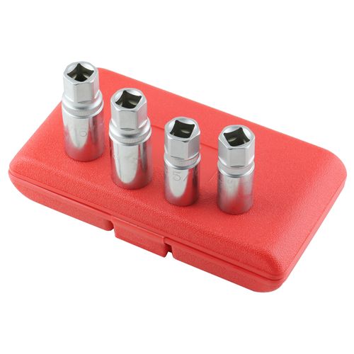 4-Piece 1/2 in. Drive Fractional Stud Remover Set