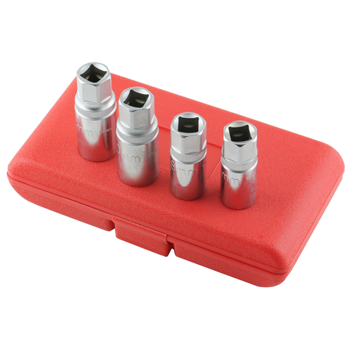 4-Piece 1/2" Drive Metric Stud Remover Set