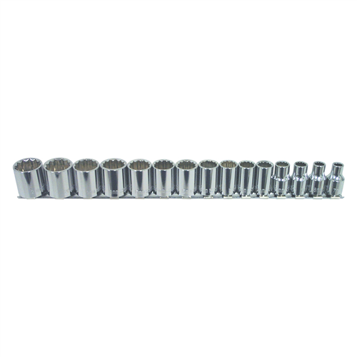 Soc Set 15pc 3/8dr Met 12pt - Shop K Tool International Online