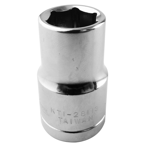 13mm x 1/2â€ Drive Metric 6-Point Standard Chrome Socket (EA)