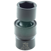 5/8â€ x 3/8" Drive 6-Point Fractional SAE Short Impact Flex Socket (EA)
