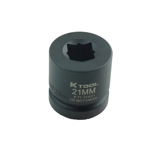 K Tool International KTI35821 Soc 1" Dr Impact 21mm Square with Inside Lip