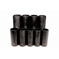 9-pc 1/2" Drive 6-Point Deep Metric Impact Socket Set