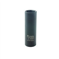 17mm x 1/2" Drive 6-Point Metric Deep Chrome-moly Impact Socket (EA)