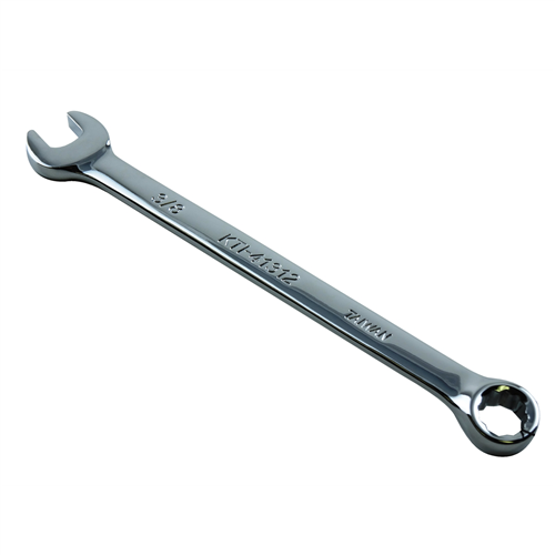 3/8â€ Fractional 12-Point Standard Polished Chrome Combination Non-Ratcheting Wrench (EA)