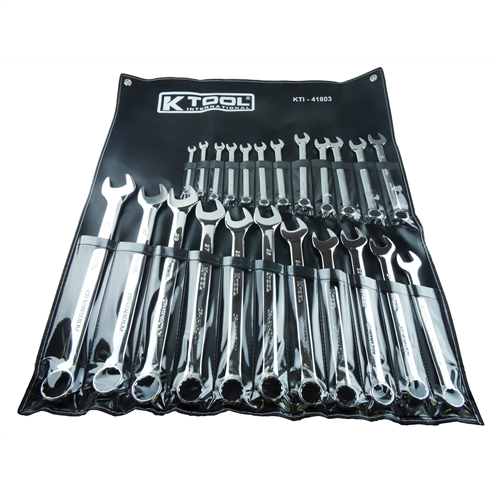23-pc Pro-Series Metric 8-32mm Wrench Set