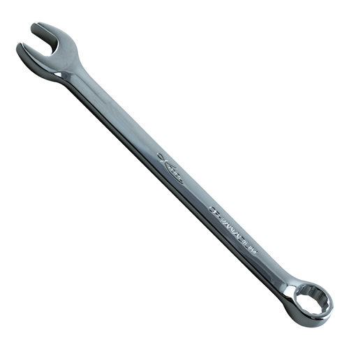 12mm Metric 12-Point Raised Panel Non-Ratcheting Polished Chrome Combination Wrench (EA)