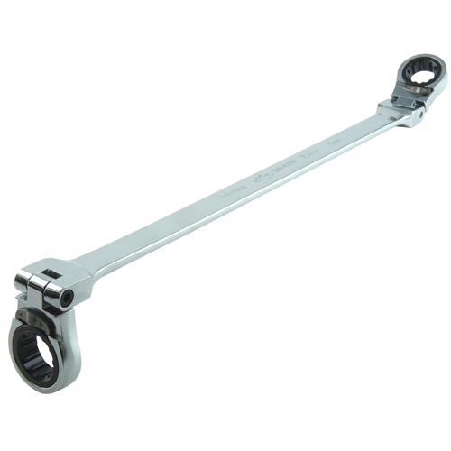 14mm x 15mm Double Box X-Long Ratcheting Flexible Reversible Spline Wrench (EA)