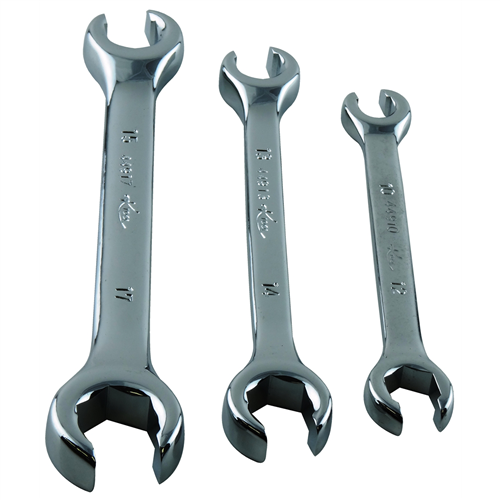 3-pc Metric Flare Nut Wrench Set
