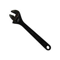 12" Adjustable Wrench with 1-1/2" Jaw Capacity in Black Finish (EA)