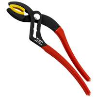 10" Long Cannon Plug Pliers with Soft Non-marring White Nylon Jaw
