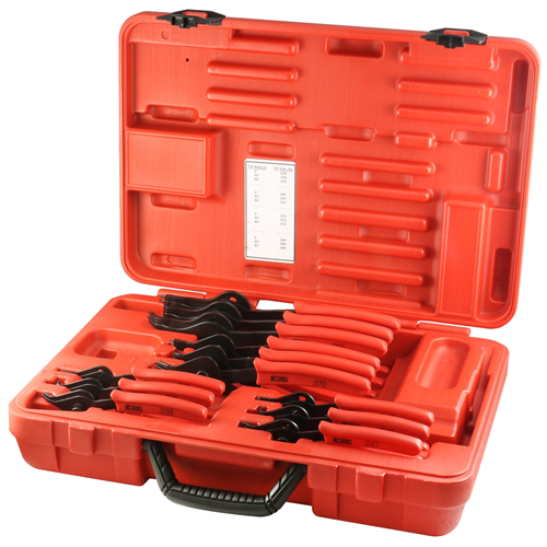 K Tool International Kti-55112 12-Pc Reversible Snap Ring Plier Set