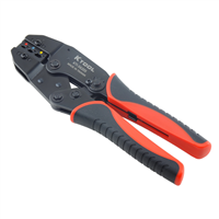 8.7 in. Ratcheting Terminal Crimper with Carbon Steel Head