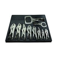 K Tool International Dls-10 10-Piece Locking Pliers Set